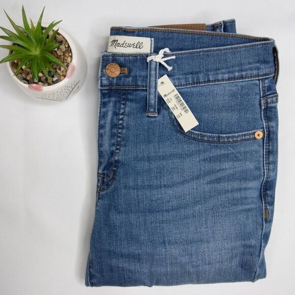 NEW Madewell Skinny Mid-rise ripped Jeans Frankie was, 27P - Picture 16 of 16